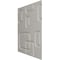 Ekena Millwork 11 7/8in. W x 11 7/8in. H Oslo EnduraWall Decorative 3D Wall Panel Covers 0.98 Sq. Ft. WP12X12OSBGL - alternate 3